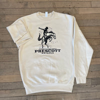 Prescott Arizona Cowboy Bronc Rider Crewneck