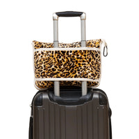 Leopard Plush Travel Blanket