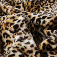 Leopard Plush Travel Blanket