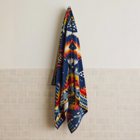 Pendleton Nehalem Navy Jacquard Spa Towel