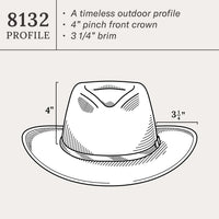 Stetson Black Santa Fe Crushable