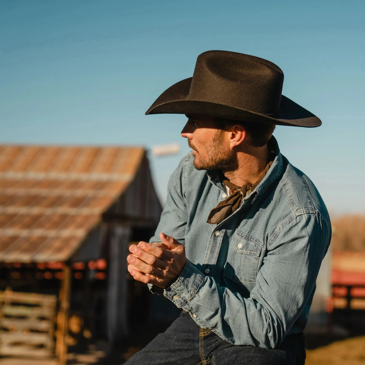 Stetson Corral 4X Chocolate Cowboy Hat