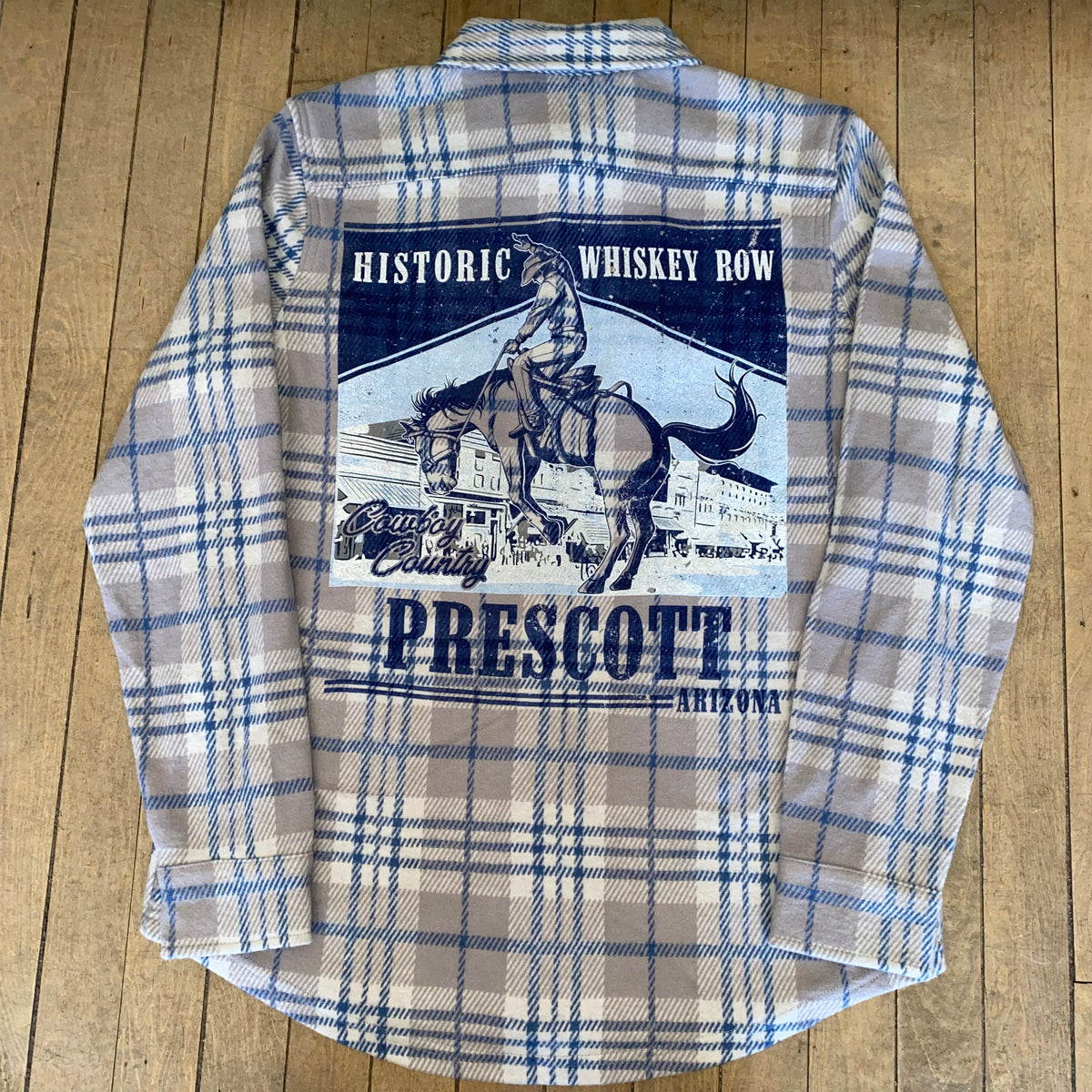 Historic Whiskey Row Prescott Arizona Flannel