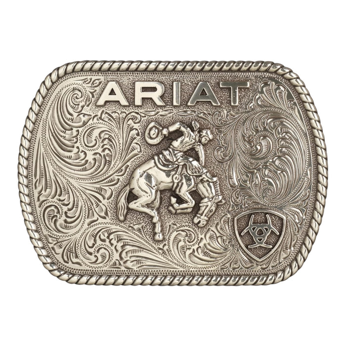 Ariat Rectangle Vintage Saddle Bronc Buckle