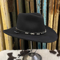 Stetson Black Santa Fe Crushable