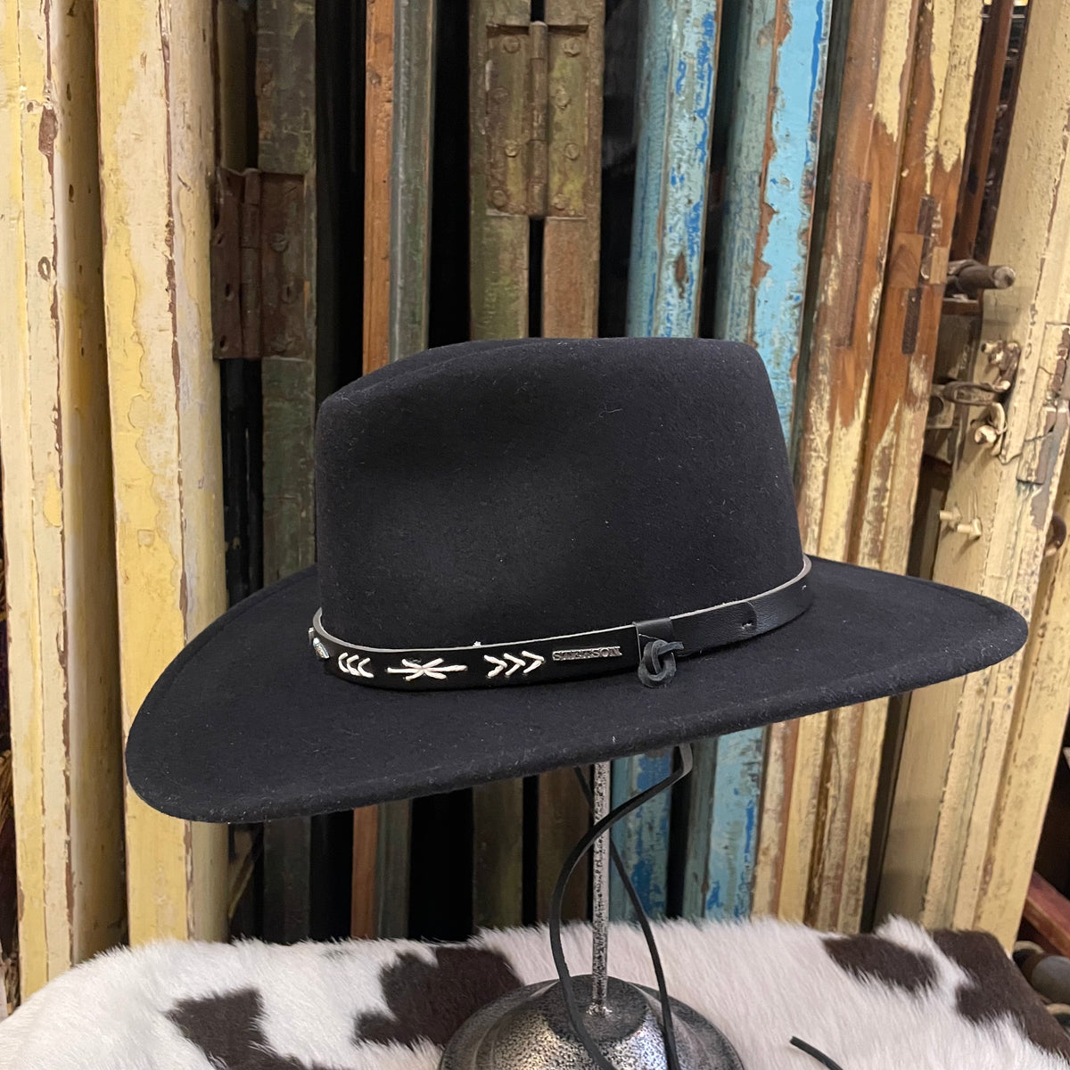 Stetson Black Santa Fe Crushable