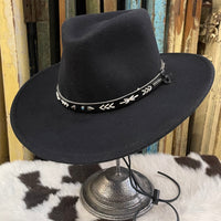 Stetson Black Santa Fe Crushable