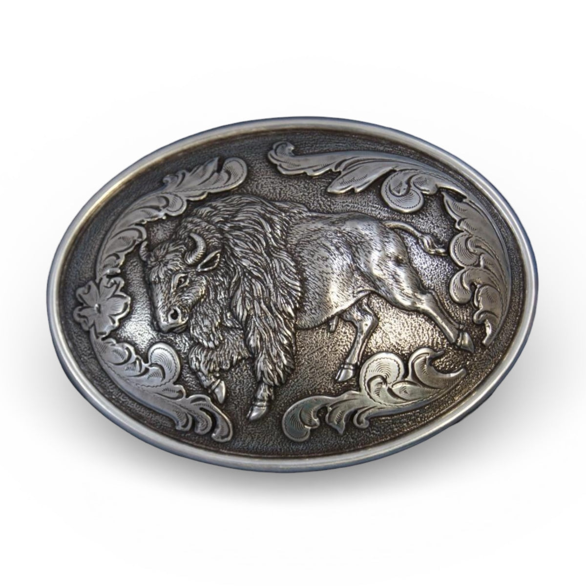 Nocona Men's Oval Buffalo Buckle