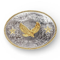 Nocona Men’s Soaring Eagle With Stars Buckle