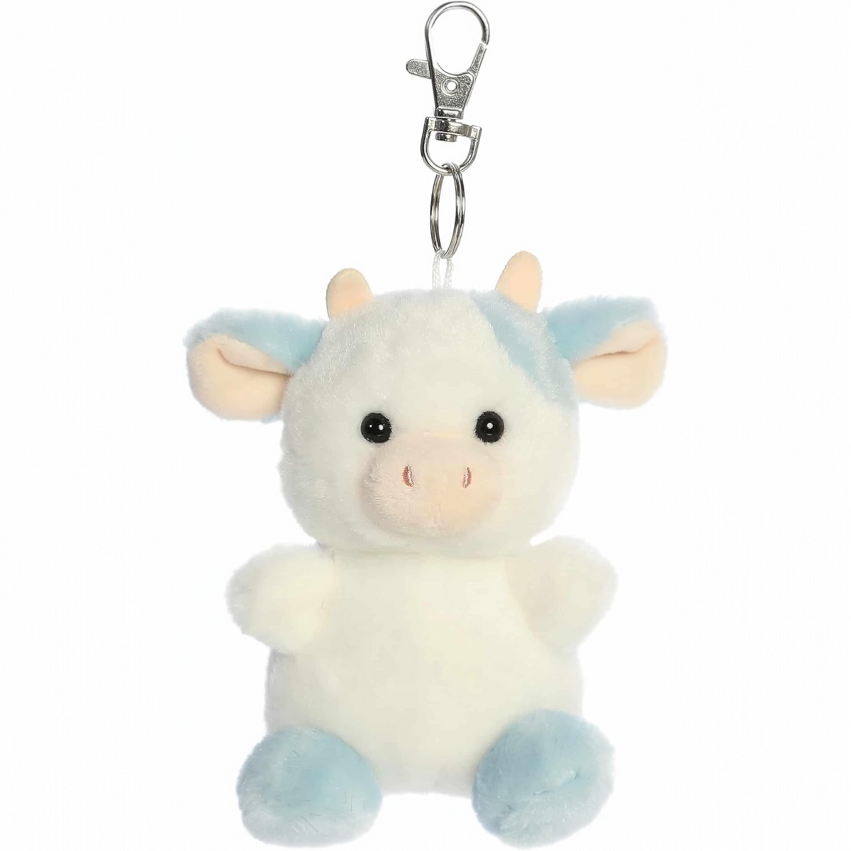 Blueberry Cow Keychain