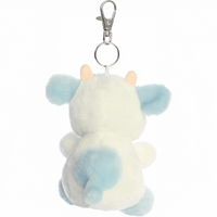 Blueberry Cow Keychain