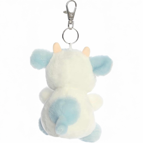 Blueberry Cow Keychain