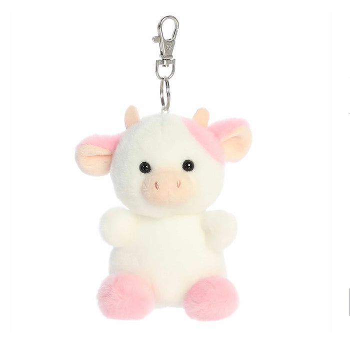 Pink Cow Keychain