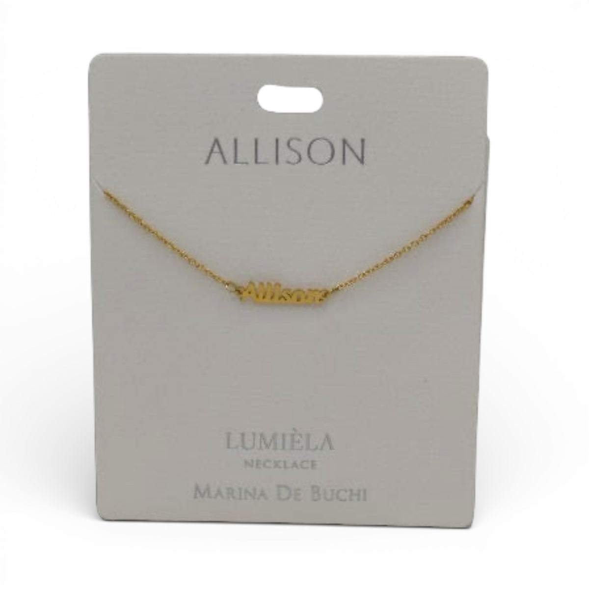 Name Necklace - A’s