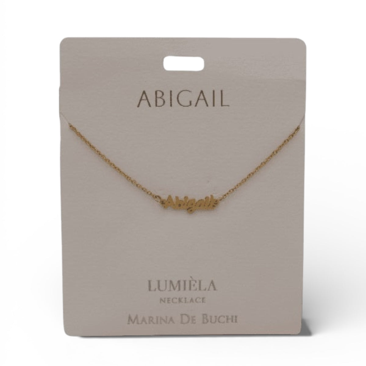 Name Necklace - A’s