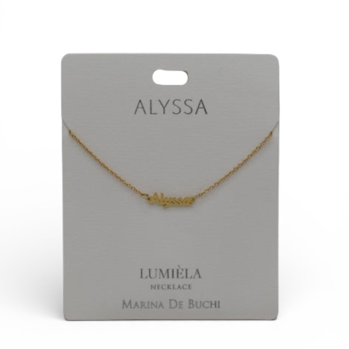 Name Necklace - A’s