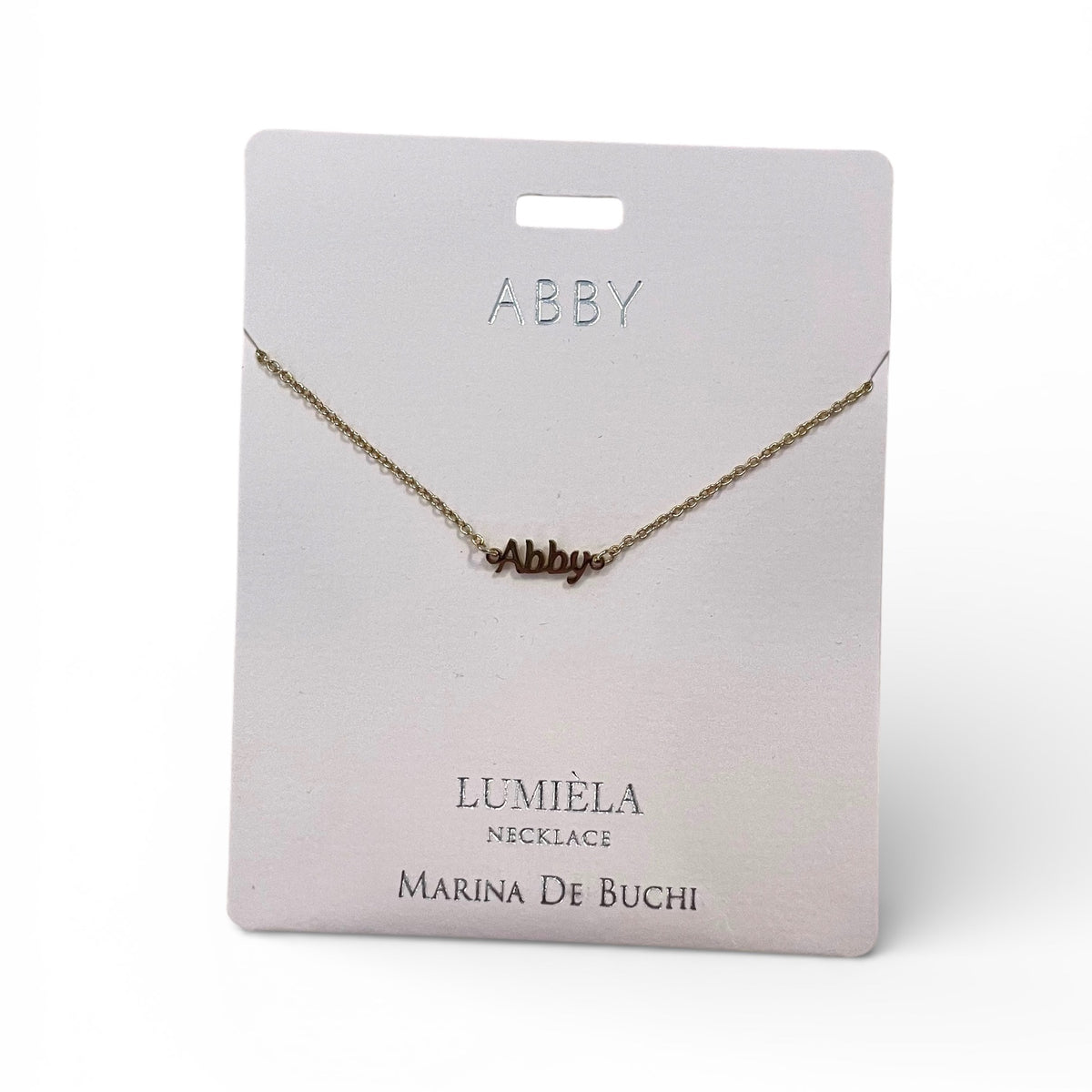 Name Necklace - A’s