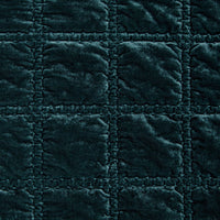 Faux Silk Velvet Stitch Throw