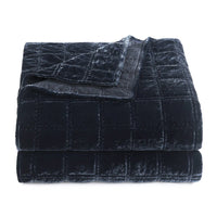 Faux Silk Velvet Quilt Set