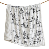 Ranch Life Sherpa Throw