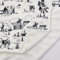 Ranch Life Sherpa Throw