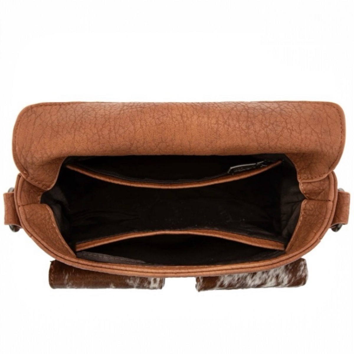 Trinity Ranch Genuine Hair-On Cowhide Tooled Collection Crossbody