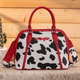 Wrangler Cow Print Satchel Crossbody Purse