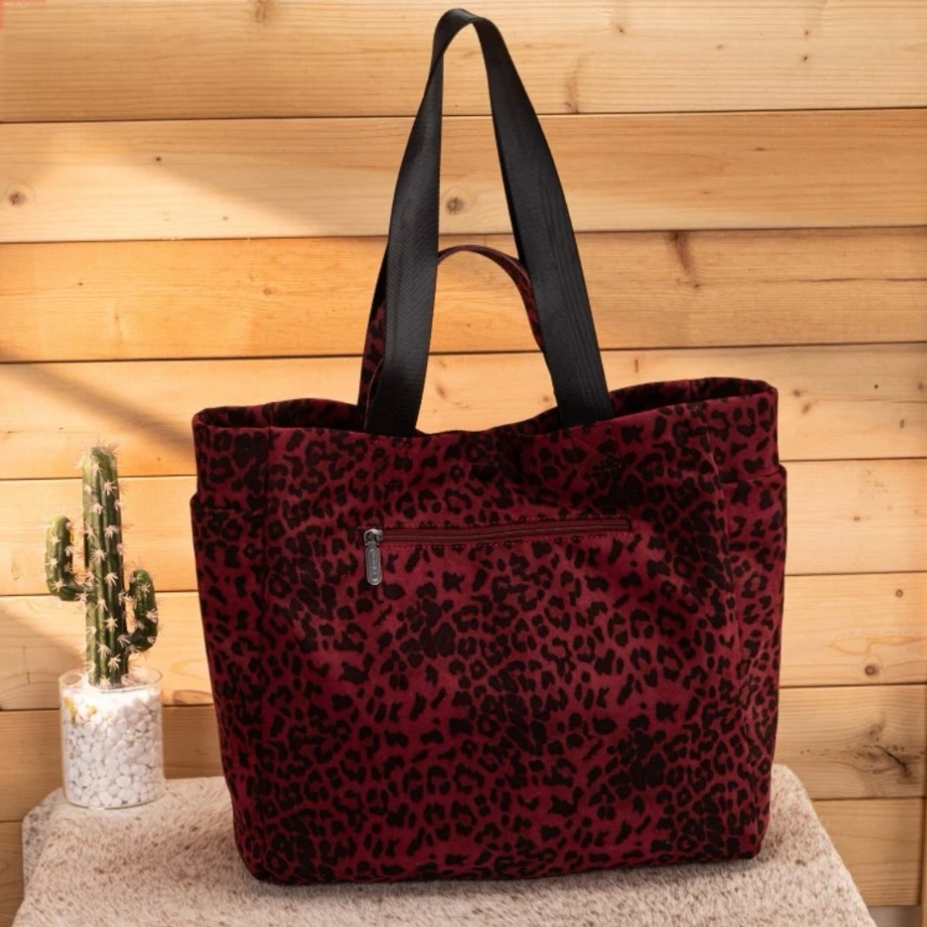 Wrangler Leopard Print Large Tote Crossbody