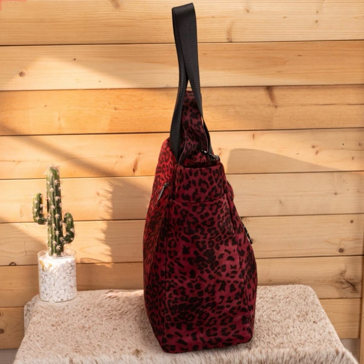 Wrangler Leopard Print Large Tote Crossbody