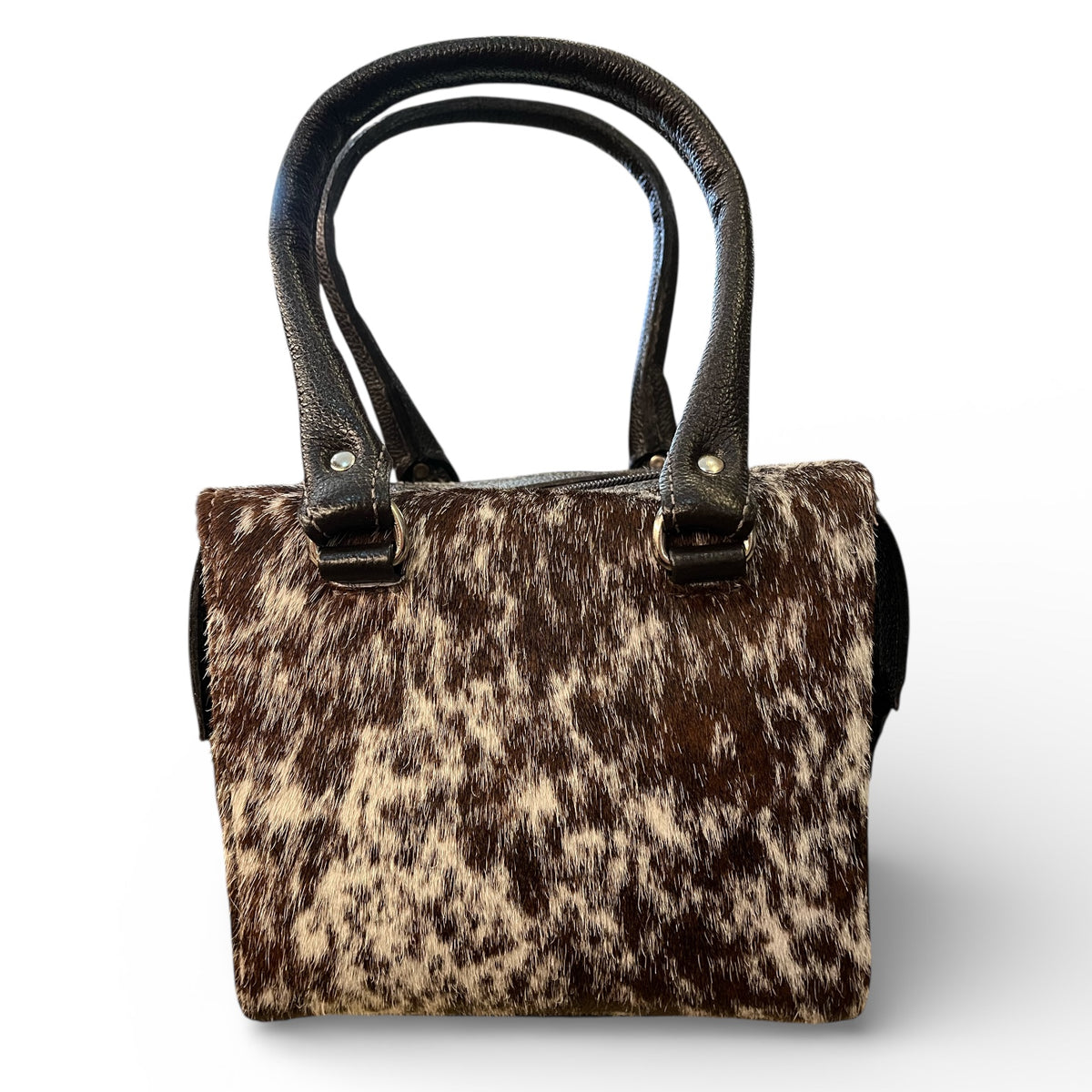 Brown Speckled Cowhide Purse
