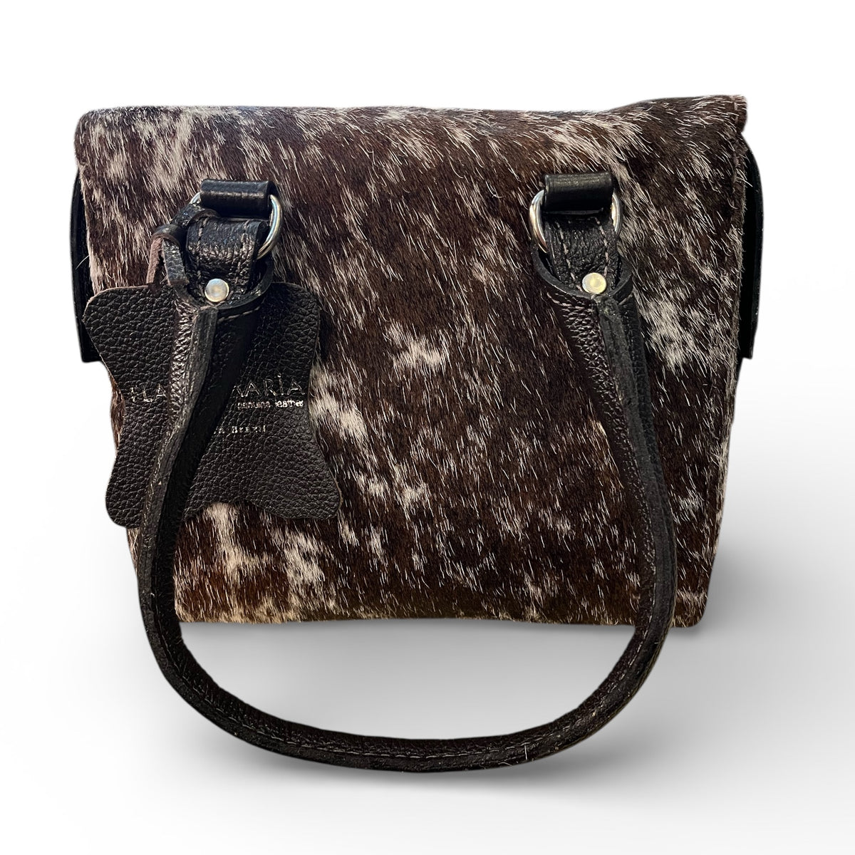 Brown Speckled Cowhide Purse