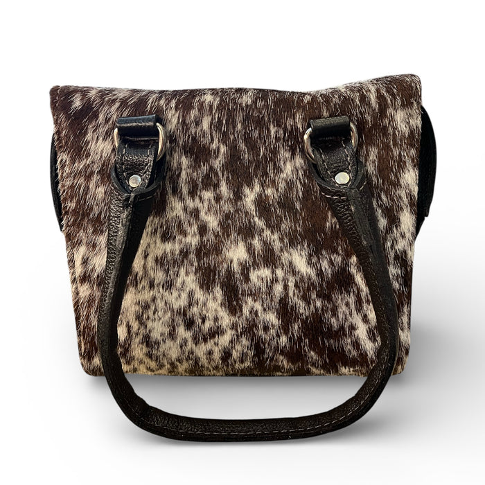Brown Speckled Cowhide Purse