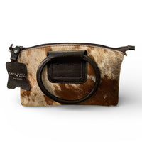 Cowhide Loop Handle Purse