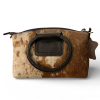 Cowhide Loop Handle Purse