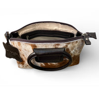 Cowhide Loop Handle Purse
