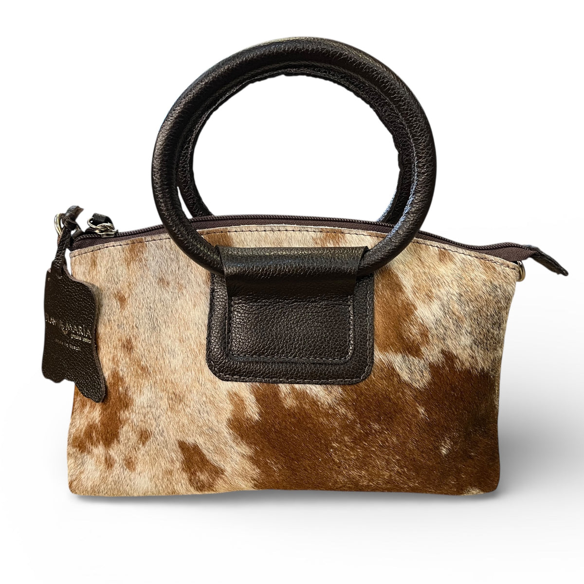 Cowhide Loop Handle Purse