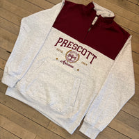 Prescott 90s Three Quarter Zip Sweatshirt