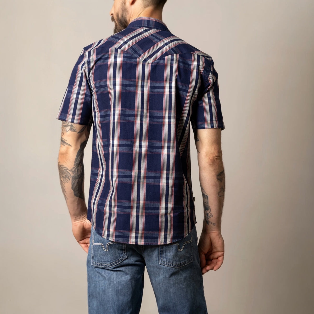 Men’s Kimes Davis Short Sleeve Snap Shirt