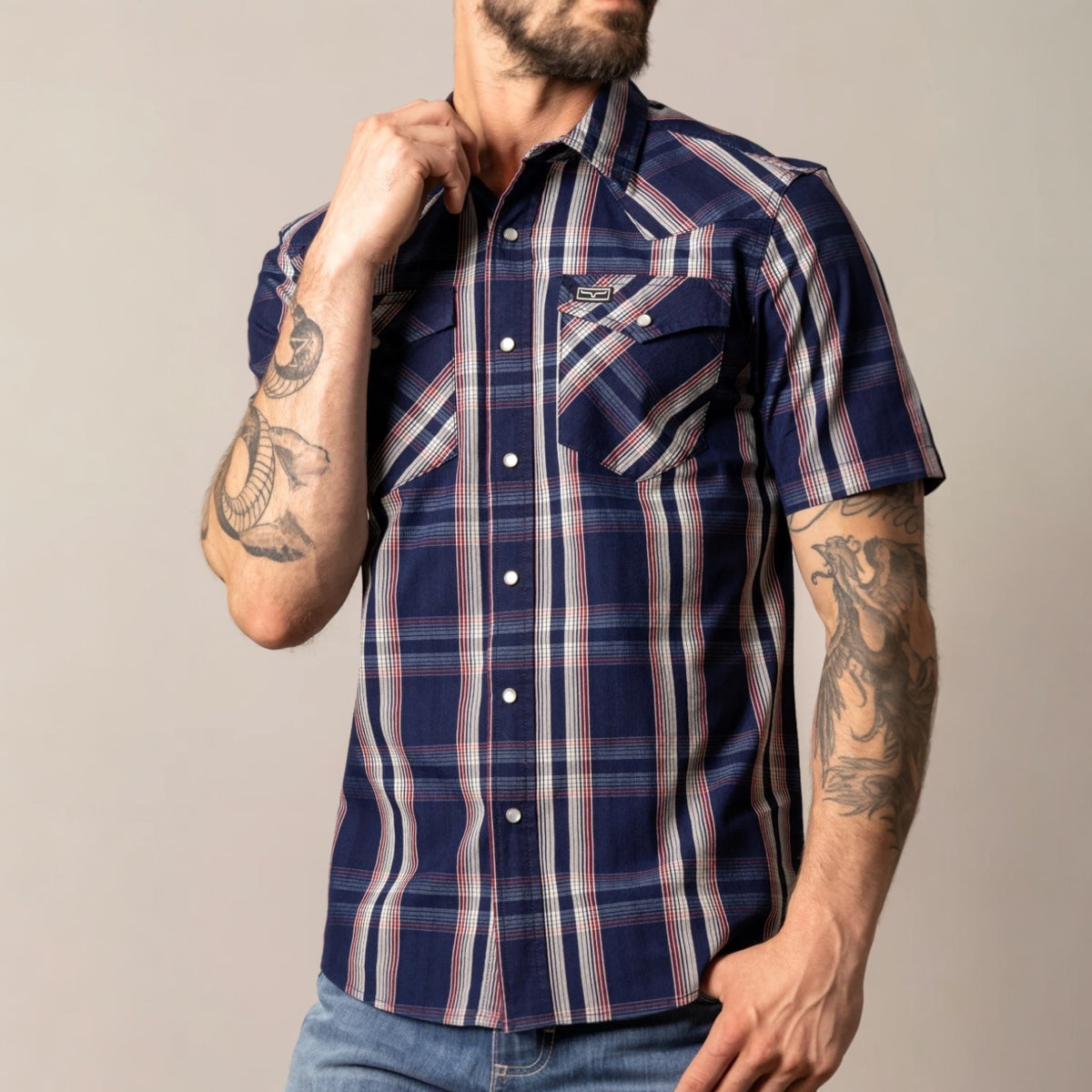 Men’s Kimes Davis Short Sleeve Snap Shirt