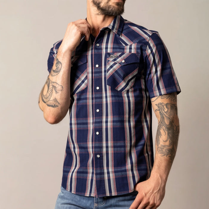 Men’s Kimes Davis Short Sleeve Snap Shirt
