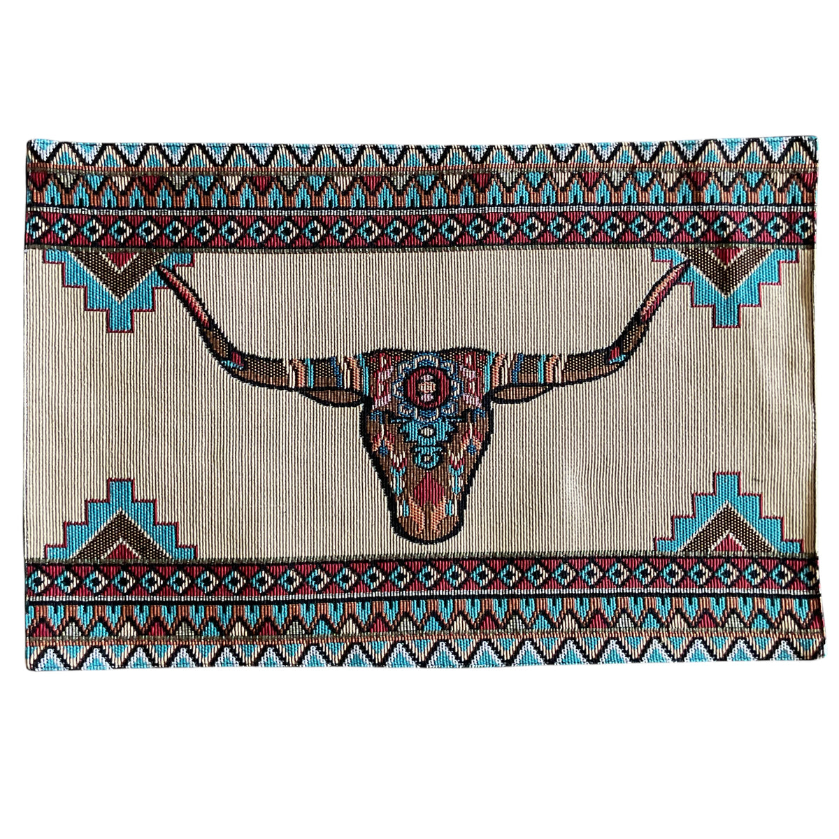Painted Horns Jacquard Placemat