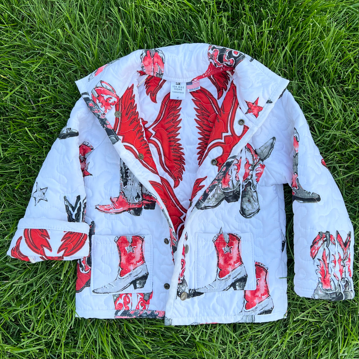 Kid’s Thunderbird Boots Game Day Snap Jacket