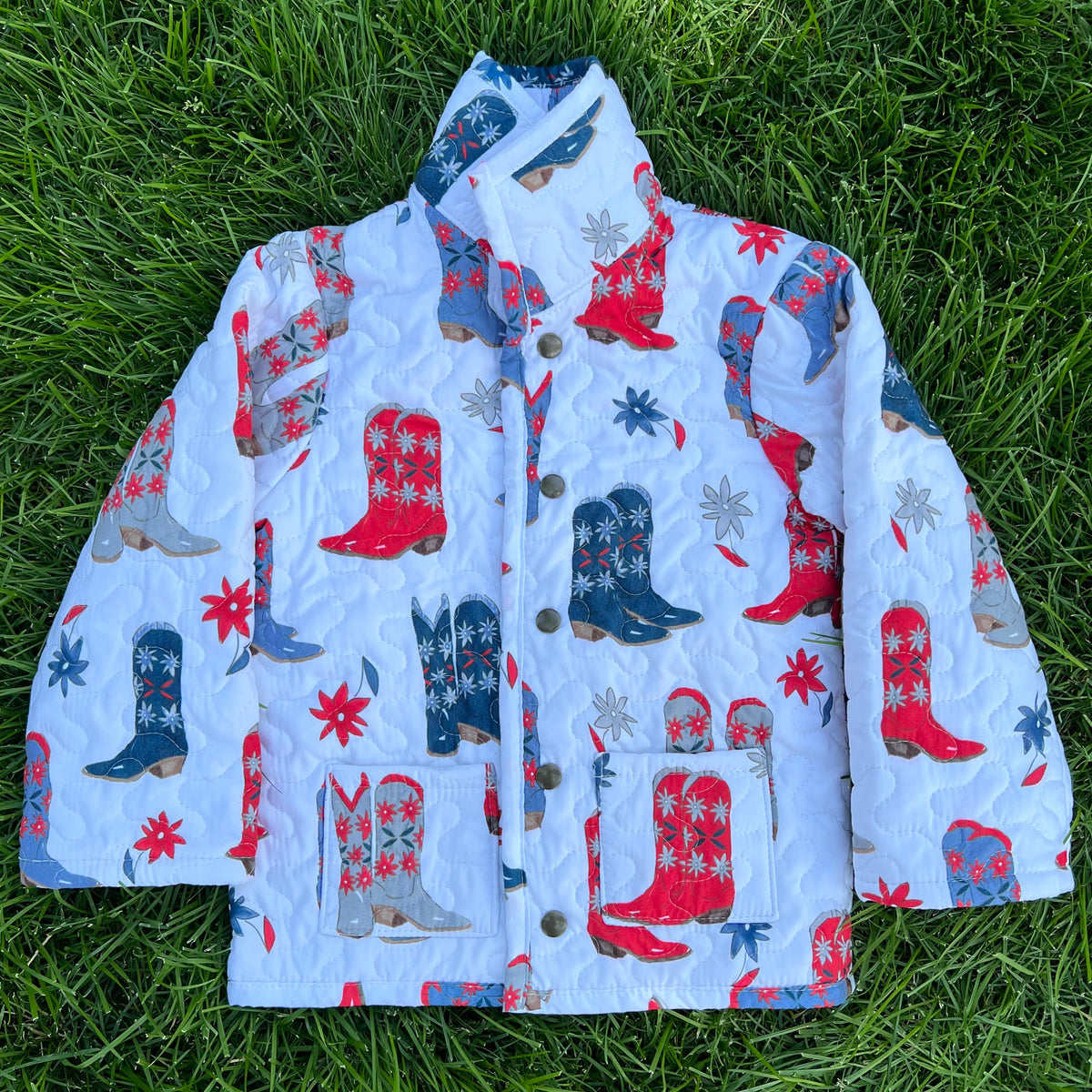 Kid’s Daisy Boots Americana Snap Jacket