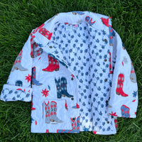 Kid’s Daisy Boots Americana Snap Jacket