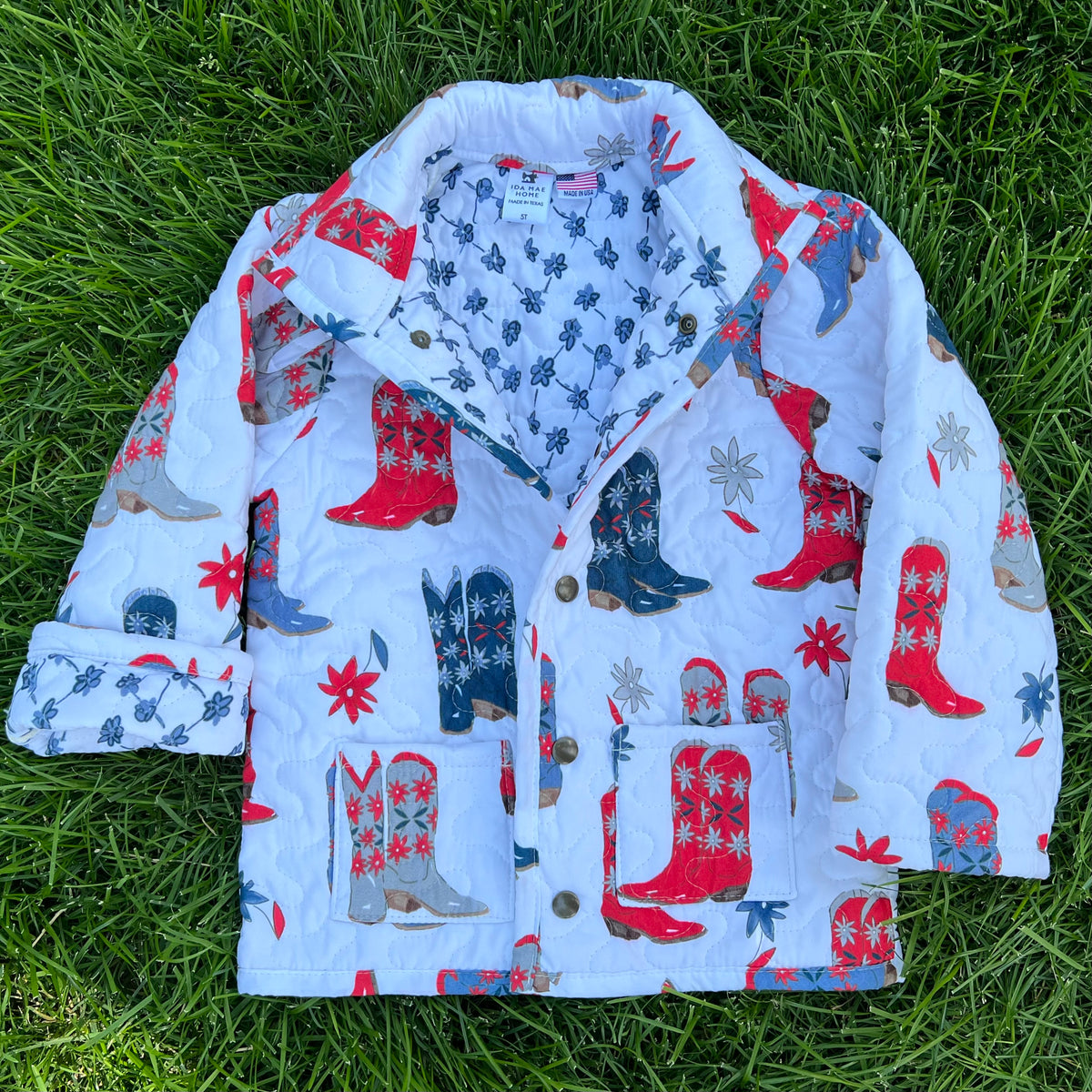 Kid’s Daisy Boots Americana Snap Jacket