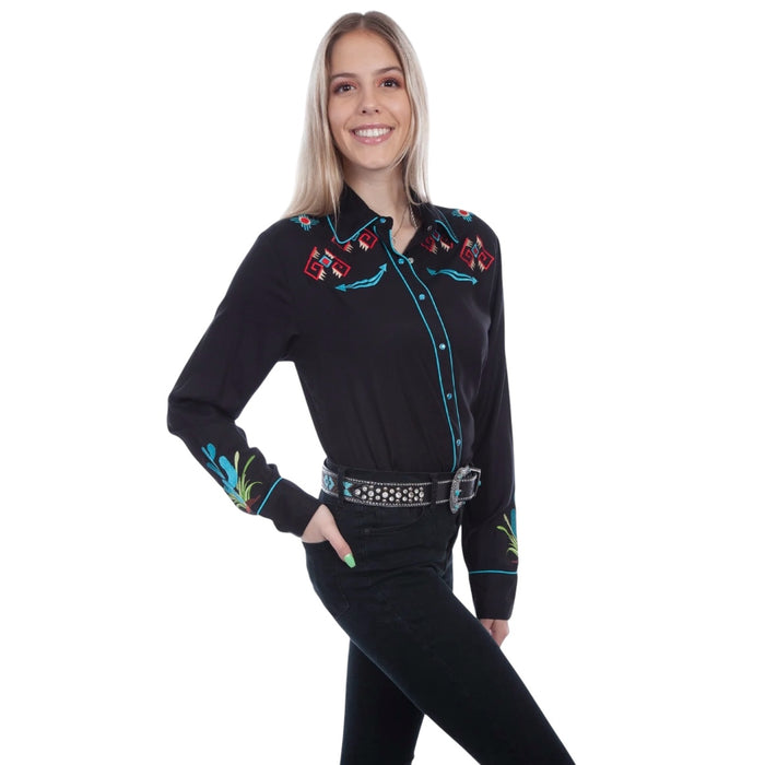 Women’s Kaktus Embroidered Blouse