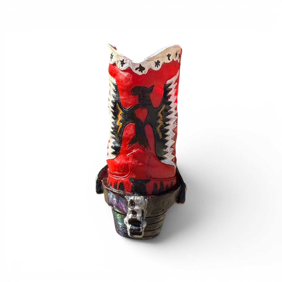 Western Boot Pencil Holder