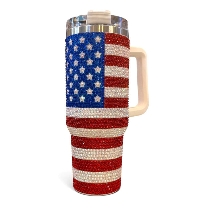 Stainless Steel American Flag Tumbler