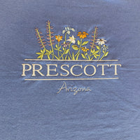 Embroidered Lilac Flower T-Shirt