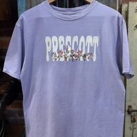 Women's Purple Prescott Arizona Embroidered T-Shirt